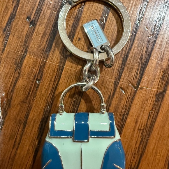 Coach Enamel Handbag Key Fob/Bag charm - Picture 2 of 3
